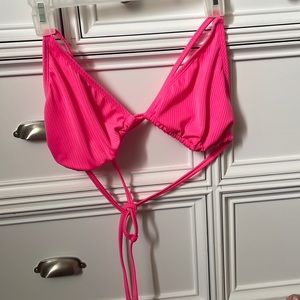 Pink string biking top from target size XL